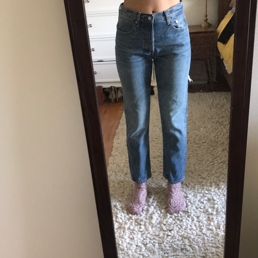Levi 501 Crop Jeans 👌